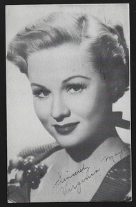 Virginia Mayo Actress Vintage Warner Bros. Movie Promotional Postcard - Picture 1 of 2