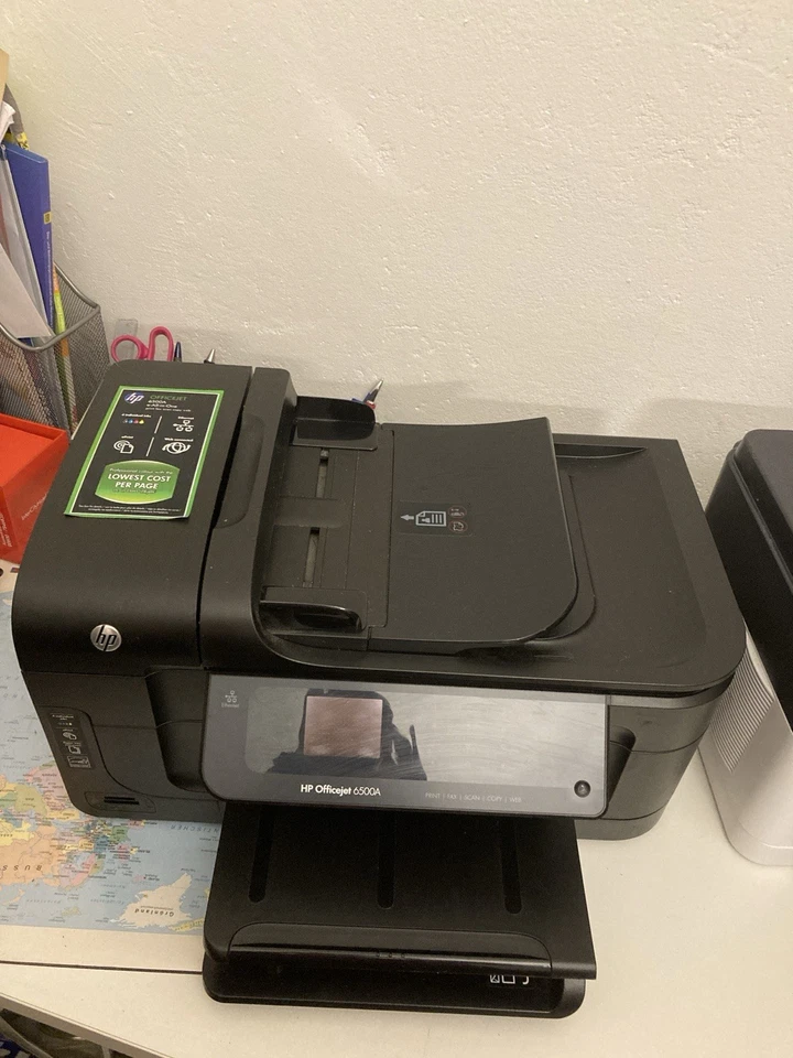 HP OfficeJet 6500A E710a E-All-in-One-Drucker, USB, Netzwerk, Scanner, Fax - Bild 1 von 3