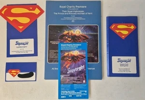 Supergirl 1984 Royal Gala Premiere Ticket + Programme + Supper Seating Plan Rare - Picture 1 of 16