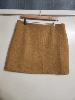 George Size 16 Textured Mustard Skirt - Image 1 of 4