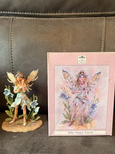 Blue Poppy Faerie. Leonardo Collection Figurine Christine Haworth. Boxed. Cert - Picture 1 of 5