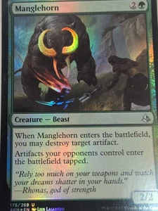 1x Manglehorn MTG Amonkhet Foil LP - Imagen 1 de 24