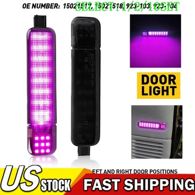 2x Luz de cortesía LED interior púrpura para puerta Chevrolet GMC C/K 1500 2500 1~10X Foto 1 de 4