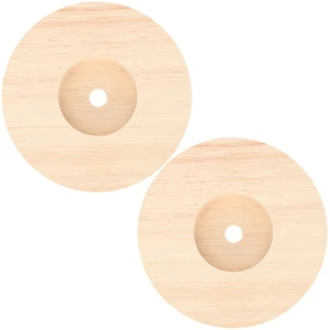 Base de lámpara de mesa redonda con soporte liso premium multiuso 2 piezas para el hogar - Imagen 1 de 12
