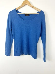 Pure Collection 100% Cashmere Round Neck Jumper Size 12 - Picture 1 of 4