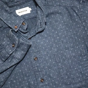 Taylor Stitch blau Kragen Button Down 100 % Baumwolle Hemd Größe 40/Med Made in USA - Bild 1 von 10
