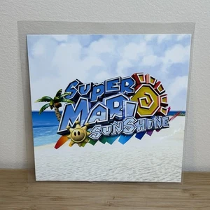 Super Mario Sunshine OST Nintendo 7” Lathe Vinyl Not Moonshake VGM Soundtrack - Picture 1 of 2