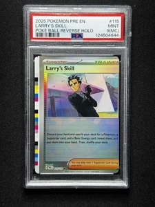 PSA 9 MC Pokemon Larrys Skill #115 Poke Ball prismatico BARRA COLORI + ERRORE DI ERRORE! - Foto 1 di 3