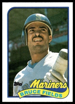 1989 Topps Bruce Fields Seattle Mariners #556 - Image 1 of 2