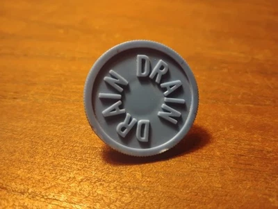 Enchufe de drenaje exterior congelador profundo original Frigidaire FFC09C3AWO 297013600 FABRICANTE DE EQUIPOS ORIGINALES Foto 1 de 4