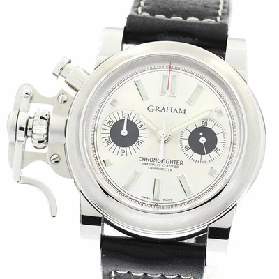 Relojes de pulsera Graham Chronofighter 2CFAS cronógrafo automático de cuero SS para hombre Foto 1 de 4