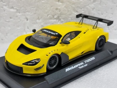 Carro de teste NSR 0241AW McLaren 720S GT3 amarelo EVO 1:32 slot car - Imagem 1 de 4