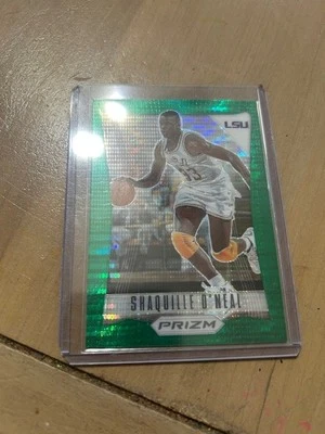 Selecciones del draft Prizm 2021 Shaquille O’Neal flashback/25 Greenprizm SSP #14 (23/25) Foto 1 de 2