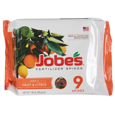 Slow Release Fertilizer Spikes for Fruit and Citrus Plants, 9 Count - Image 1 of 4
