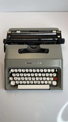 Máquina de escribir Olivetti Lettera 35i vintage - Hecha en México - Sin probar Foto 1 de 4