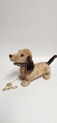 Vintage Japan Iwaya RVT Dachshund Dog – Battery Operated – Works – Plush Toy - Image 1 of 4