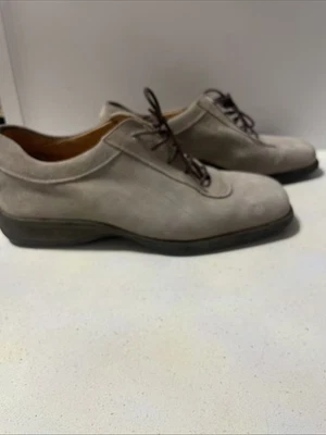 BRUNO MAGLI, 7.5 M US MENS - Astor Suede, Taupe Dress Comfort Shoes Italy - Image 1 of 4