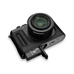 Funda de cuero genuino para cámara GARIZ para Leica D-LUX (Typ109) HG-DLUXBK negra - Imagen 1 de 9