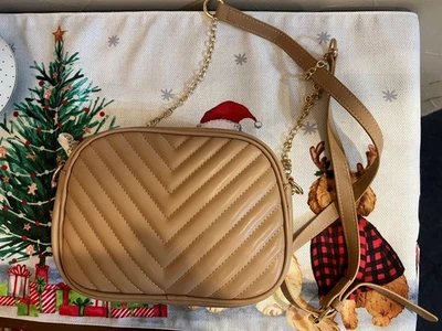 NEW British Khaki Quilted Purse - Image 1 of 3