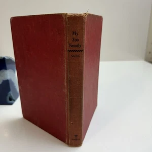 MY ZOO FAMILY 1955 Helen Martini Illustrated Vintage Collectible Rare Book - Picture 1 of 17