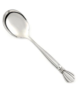 Oneida ALEXIS Stainless Deluxe Glossy Bow Silverware Sugar Spoon - Picture 1 of 1