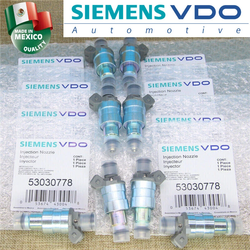 Juego original de inyectores de combustible de 8 piezas para Dodge Jeep Ram 1996-1999 5,2 L 5,9 L Foto 1 de 4
