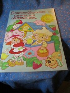 (1097) NOS Strawberry Shortcake's Summer Fun Coloring Book Store Displayed