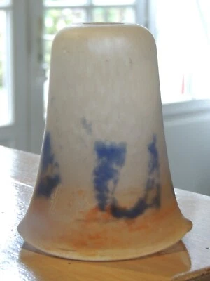 TULIPE EN PÂTE DE VERRE MARMORÉEN FRÈRES MULLER LUNÉVILLE N°2 - Photo 1/4