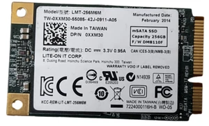 Lite-On LMT-256M6M 256GB mSATA SSD Solid State Drive 100% Health - Afbeelding 1 van 1