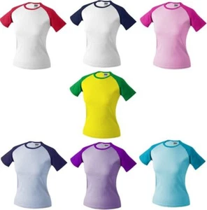 Camiseta marca J&N raglán NUEVA para imprimir en 5 colores y en S M L XL - Imagen 1 de 15