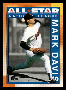 1990 Topps Mark Davis  All-Star San Diego Padres #407 Centered Mint