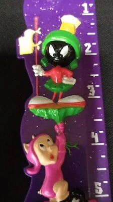Винтаж 1998 Subway WB Looney Tunes Marvin the Martian 50th Birthday 6 дюймов Ruler - Изображение 1 из 4