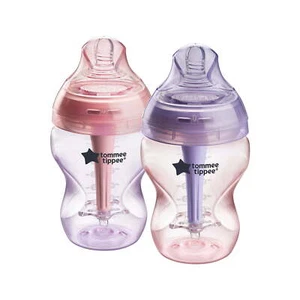 Tommee Tippee Advanced Anti-Colic Baby Bottle 9oz slow flow Breast-Like Nipple 2 - Picture 1 of 3