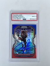Dennis Rodman Signed 2021 Panini Prizm Card PSA/DNA AUTO MINT 9 AUTOGRAPH