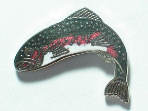 Spilla salmone spilla pesce lg 1 1/4" (1) pin - Foto 1 di 2