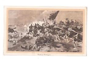 Vintage Military Print - The Battle of Dettingen (1743) - Causton - Picture 1 of 1