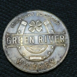 FICHA VINTAGE WHISKY GREEN RIVER ENVÍO GRATUITO - Imagen 1 de 5