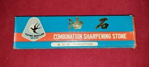 Vintage Fliegende Schwalbe Wetzstein Kombination Aluminiumoxid. Nie geöffnet - Bild 1 von 4