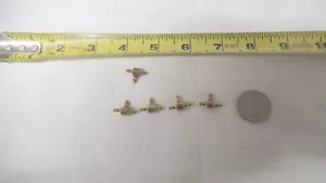 Cantidad 5 piezas Accesorios de camiseta de púas de latón Mem-co, T2 para manguera de identificación de 5/64 o 2 mm nos - Imagen 1 de 1