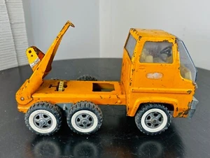 VTG Original Tonka 60's Collectible Orange Pressed Steel Cement Mixer Truck - Picture 1 of 8