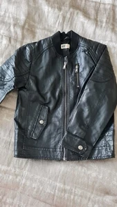 leder jacke H&M kinder,jungs gr 128 - Bild 1 von 3