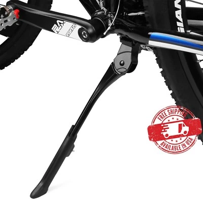 BV Bicycle Bike Center Kickstand Easy Adjustable Alloy MTB Kick Stand 24"-29"