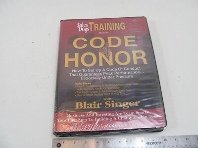 "Code Of Honor" - "Blair Singer" - "Sales Dog Training School Series" - Image 1 of 4