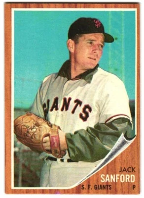 1962 Topps Baseball High #538 Jack Sanford - NM - Image 1 of 2