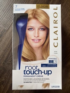 Clairol Root Touch-Up Permanent Hair Color Crème - 7 Dark Blonde NEW - Picture 1 of 6