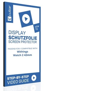 2x Film de protection 3D pour Withings Watch 2 42mm flexible Film d'écran Full - Photo 1 sur 6