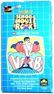 School House Rock! Grammar Rock - Verb (VHS, 1987) Cloris Leachman! - Foto 1 di 8