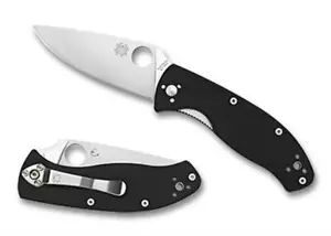 Spyderco Tenacious Black G-10 Combo Edge (C122GPS) - Picture 1 of 3