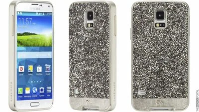 Case-Mate Brilliance Cristallo E Custodia IN Pelle per Samsung Galaxy S5 - Immagine 1 di 4