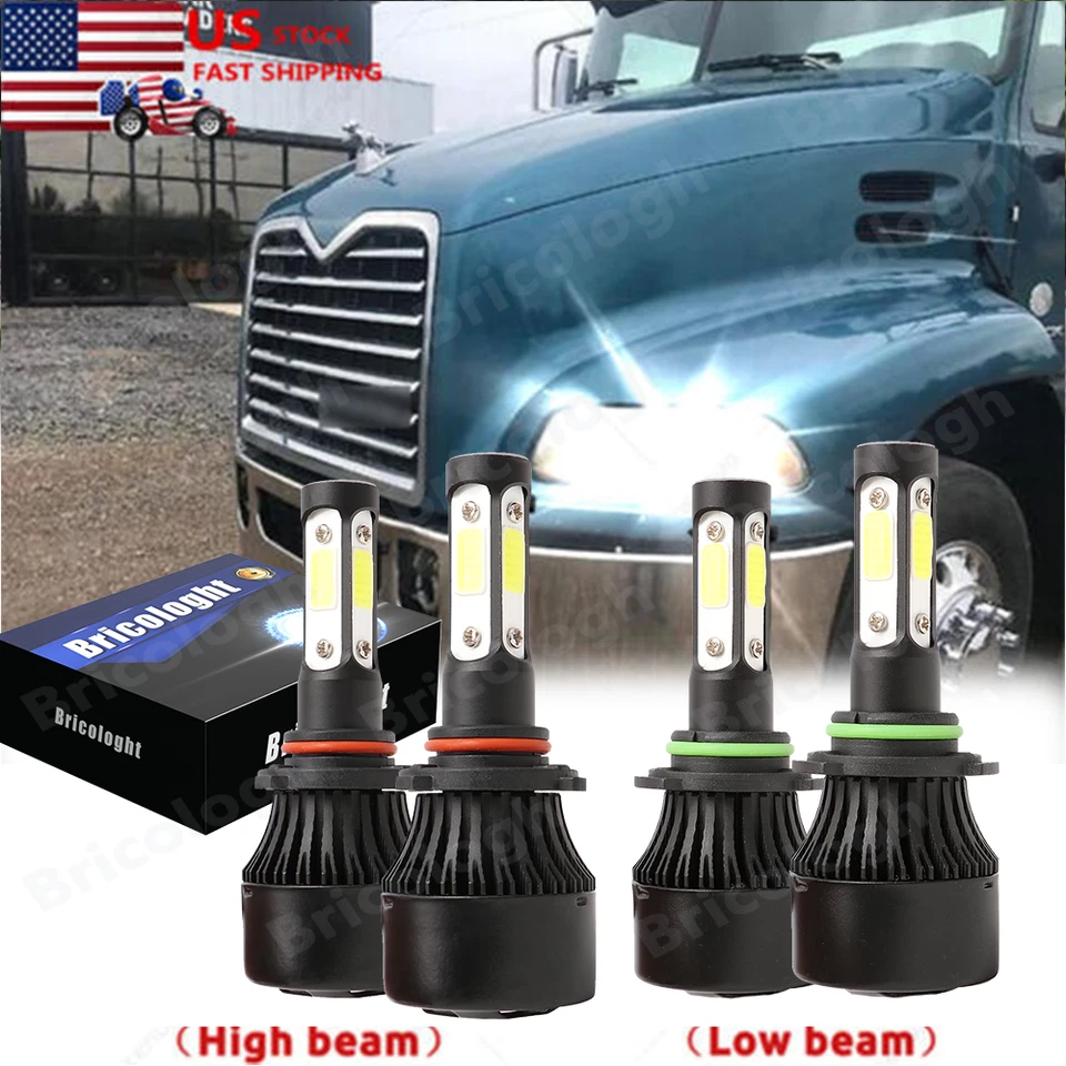 Faro haz alto/bajo LED 9005+9006 para camión MACK Vision CX CXN 1998-2015 Foto 1 de 4